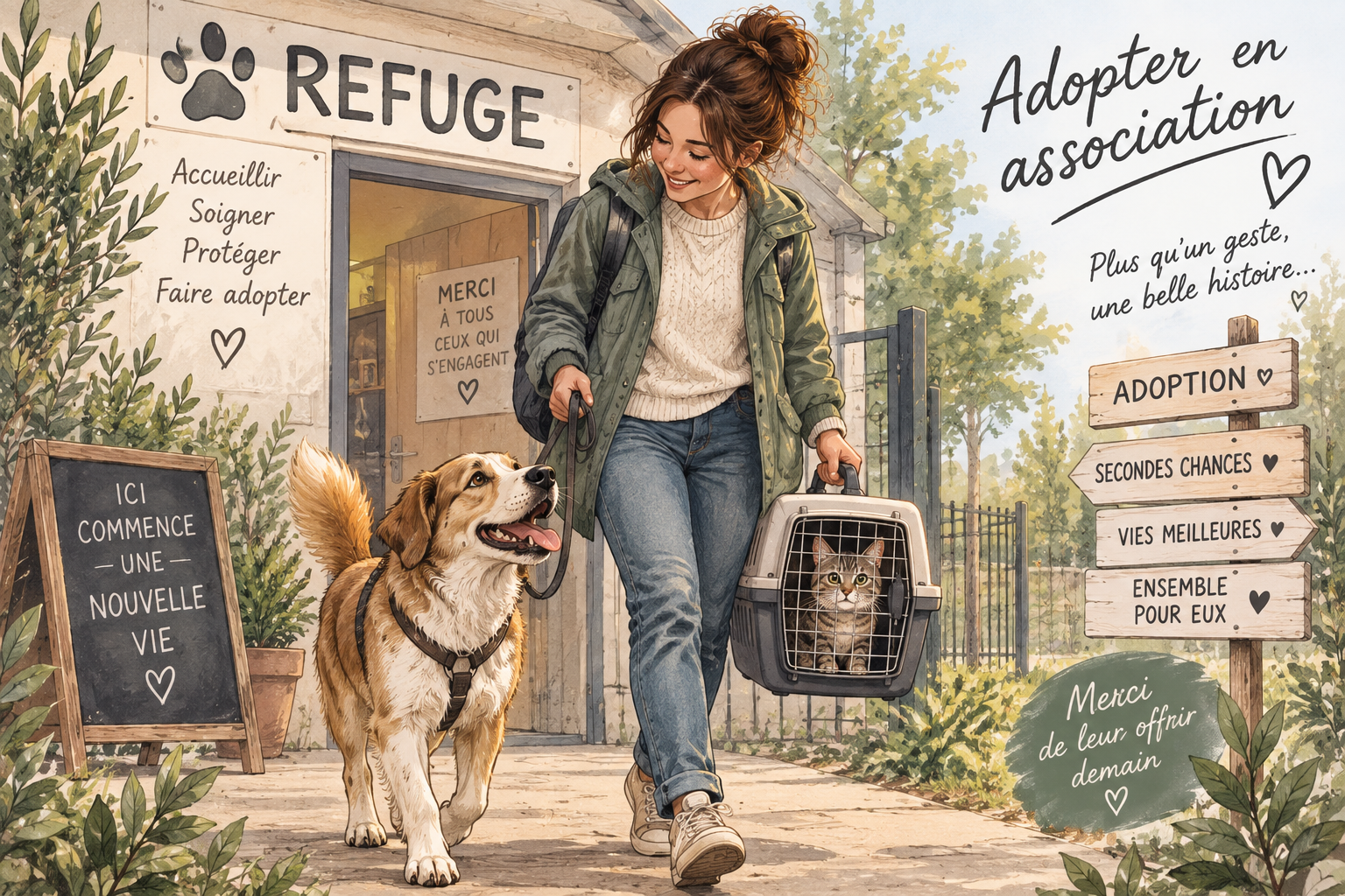 Pourquoi adopter en association
